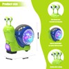 WRQIOO Crawling Toys Toddler Luminous Snail, Music Snail Toy with