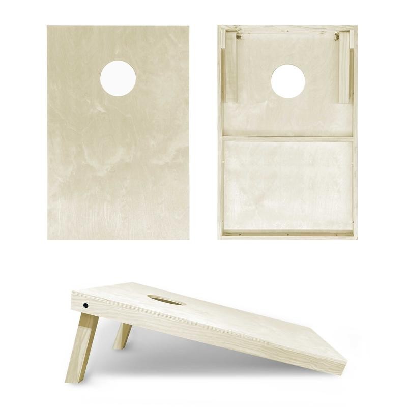 Unfinished Tailgate 2-ft x 3-ft Cornhole Boards - Scorekeeper: Add