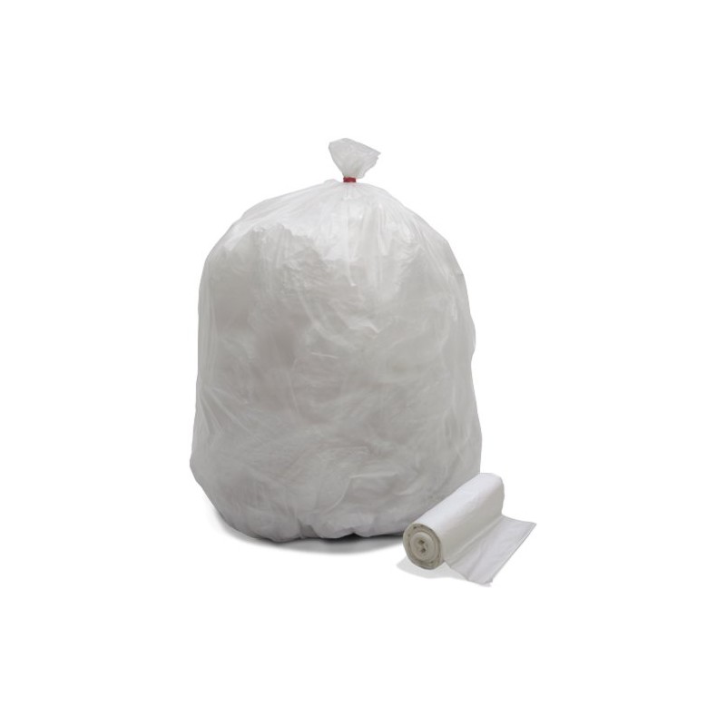 Interplas CL-HDN-4048 40-45 Gallon High Density Trash Bags, HDPE, 11