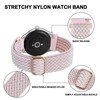 BISONSTRAP Stretchy Nylon Watch Band, Adjustable Buckle Loop Bands, Quick