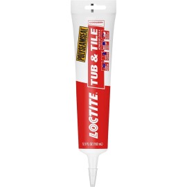 FixtureDisplays Loctite 2138418 5.5oz Almond 2 In 1 Paintable Tub & Tile Sealant