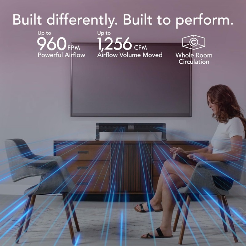 Vornado Airbar 4 | 35" Tower Fan and Horizontal Air