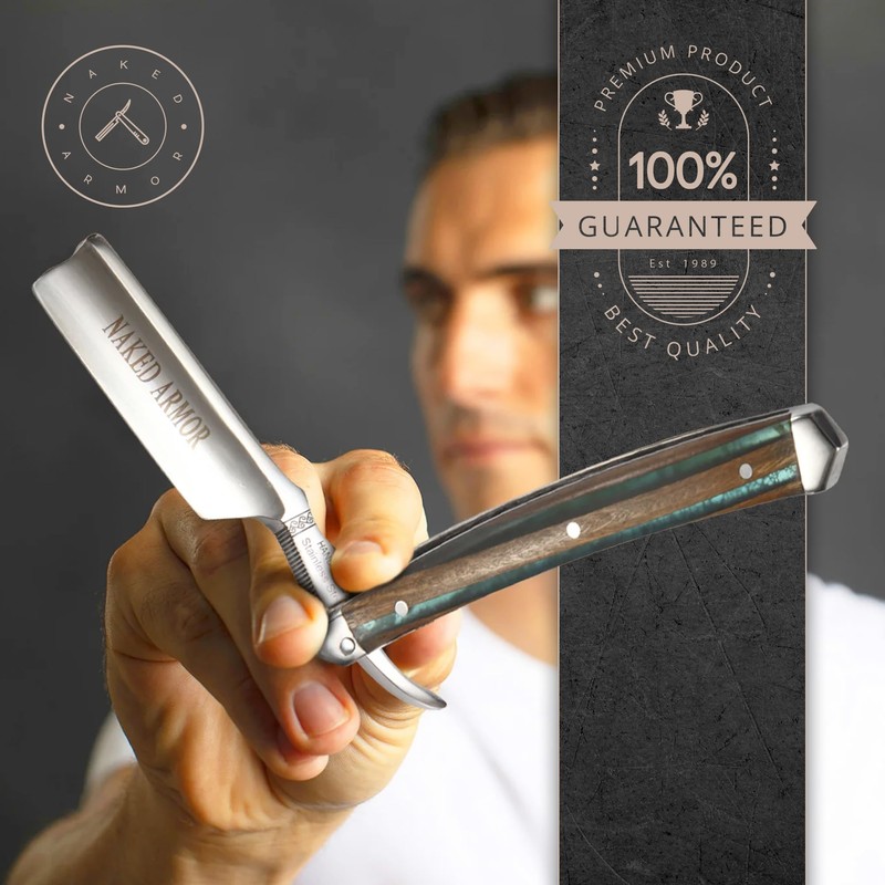 Safir Straight Razor - Shave Ready Straight Edge Razor, Japanese