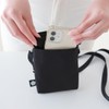 Mariqwant 000846-0001-02 Shoulder Pouch, Smartphone Shoulder Pouch, Daisy Embroidery, Black,
