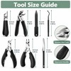 7-Piece Stainless Steel Nail Care Set for Manicure & Pedicure