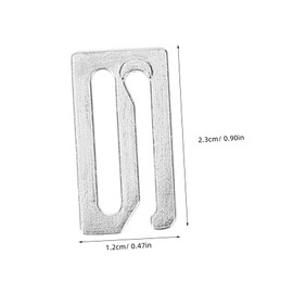 WOONEKY 10pcs Barber Cape Buckle Hooks Replacement Haircutting Cape Clip for Razor Men