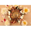 Craftsman Brass Copper Lotus Flower Petals Kamal Shape Metal Akand