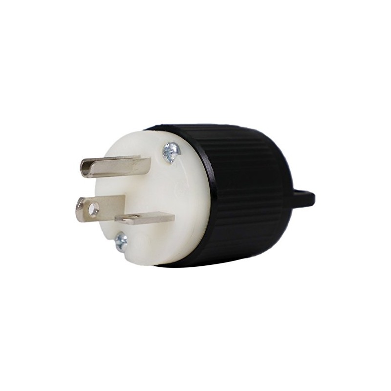 6-20P Plug - NEMA Straight Blade 20 Amp, 250V Power