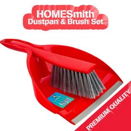 HOMESmith Premium Quality Dustpan & Brush Set