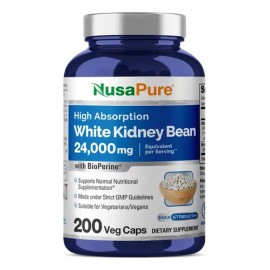 Suplemento de extracto de frijol blanco Nusapure 24,000 mg