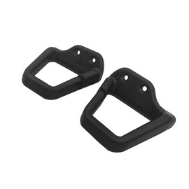 Lizixny 2 Pcs Seat Belt Guides, Ebony Black Seat Belt Shoulder Guides Loops Replacement Compatible with Camaro Firebird Convertible 1993-2002, 16817202, 16817203