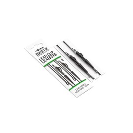 Korda Basix Lead Clip Leaders | Camo Green | 50cm | Size 8 QC Swivel | Pack of 2