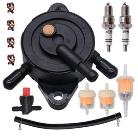 49040-7001 49040-0769 Fuel Pump Fit for Kawasaki FH451V FH500V FH531V FH541V FH580V FH601V FH601D FH641D FH641V FH661V FH680V FX801V FX850V Engine Lawn Mower With Spark Plug