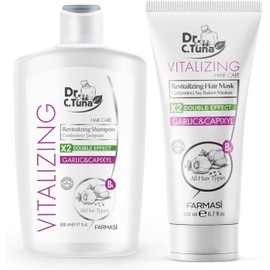 FARMASi Dr. C. Champ Ajo Vitalizante de Atn y Mascarilla Capilar Tratamiento Natural para El Crecimiento Del Cabello, Previene La Prdida, Estimula El Crecimiento Con Capixyl
