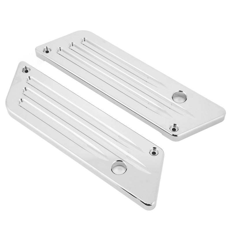 2 Pcs Saddlebag Latch Covers Saddle Bag Outer Lid Hinge