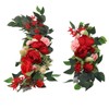 Wedding Arch Draping Artificial Flower Multifunctional Wedding Welcome Signs Floral