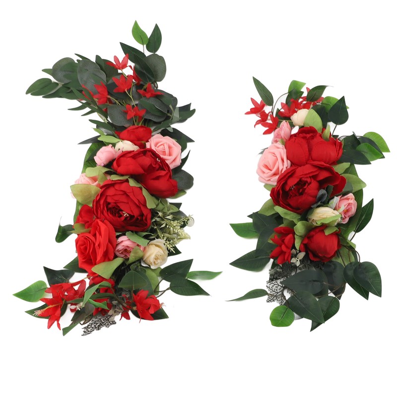 Wedding Arch Draping Artificial Flower Multifunctional Wedding Welcome Signs Floral