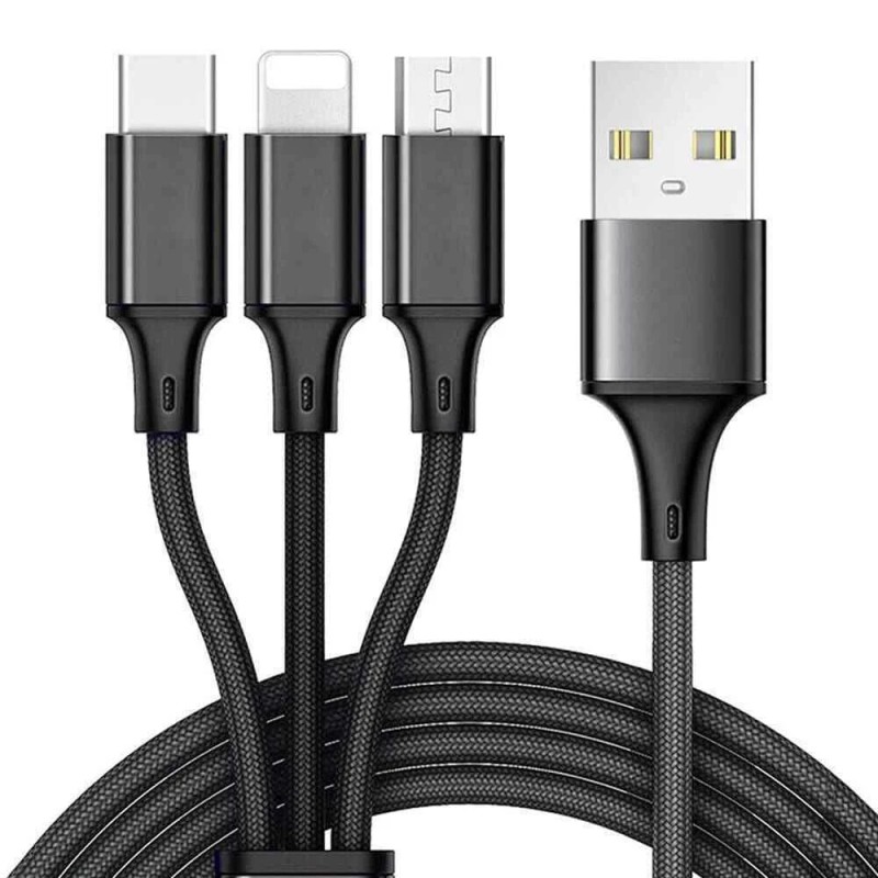 Unbranded 3 in 1 Fast USB Charging Cable Universal Multi