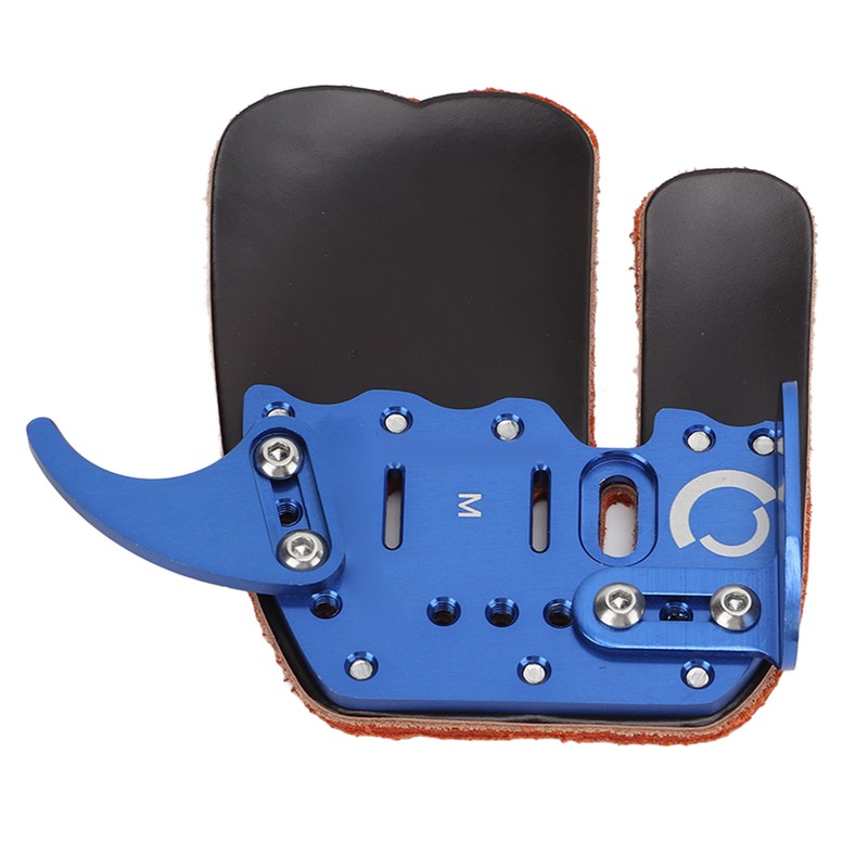 Rustic Leather Archery Finger Tab Right Hand Archery Finger Guard