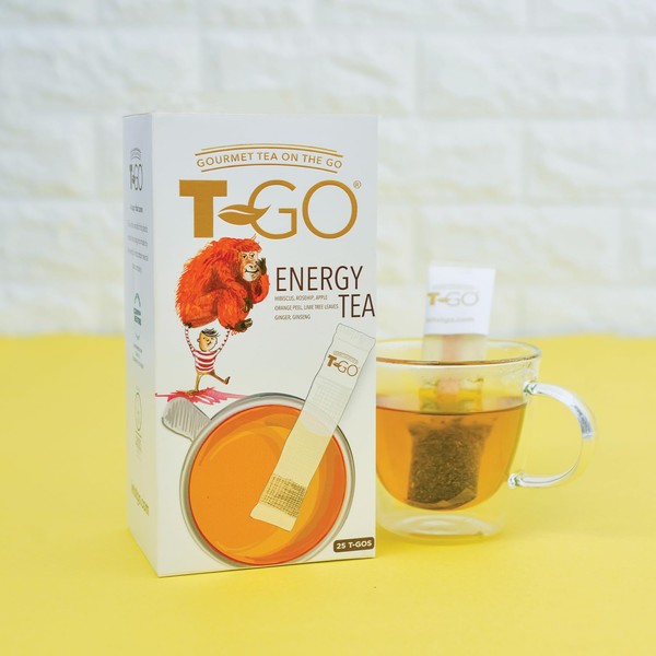 Loran Wellness Tea T-GO Energy Tea Herb Tea Bag with