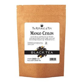The Republic of Tea Mango Ceylon Black Full-Leaf Tea, 1 Pound / 200 Cups