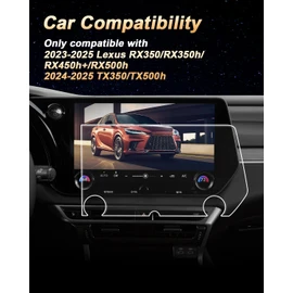 2026 Lexus RX 350/TX 350 Screen Protector - Matte Finish 14-Inch Navigation 9H Tempered Glass Protector For 2023-2026 RX 350/350h/450h+/500h & 2024-2026 TX 350/500h/550h+ Accessories - Anti Glare