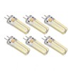 6Pcs GY6.35 LED Bulb 7W AC DC12V 700lm 72 LEDs
