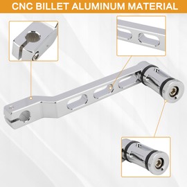VG MOTO Heel Toe Shifter Lever & Shift Pegs Compatible with Harley Davidson CNC Aluminum Front & Rear Harley Shift Levers for Softail Touring Road King Road Glide Street Glide Electra Glide Trike