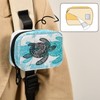 Sea Turtle Abstract Pill Box 7 Day Pill Case Travel