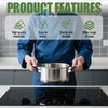 2 Pack Pot Handles Replacement, Universal Pan Handle for Pot