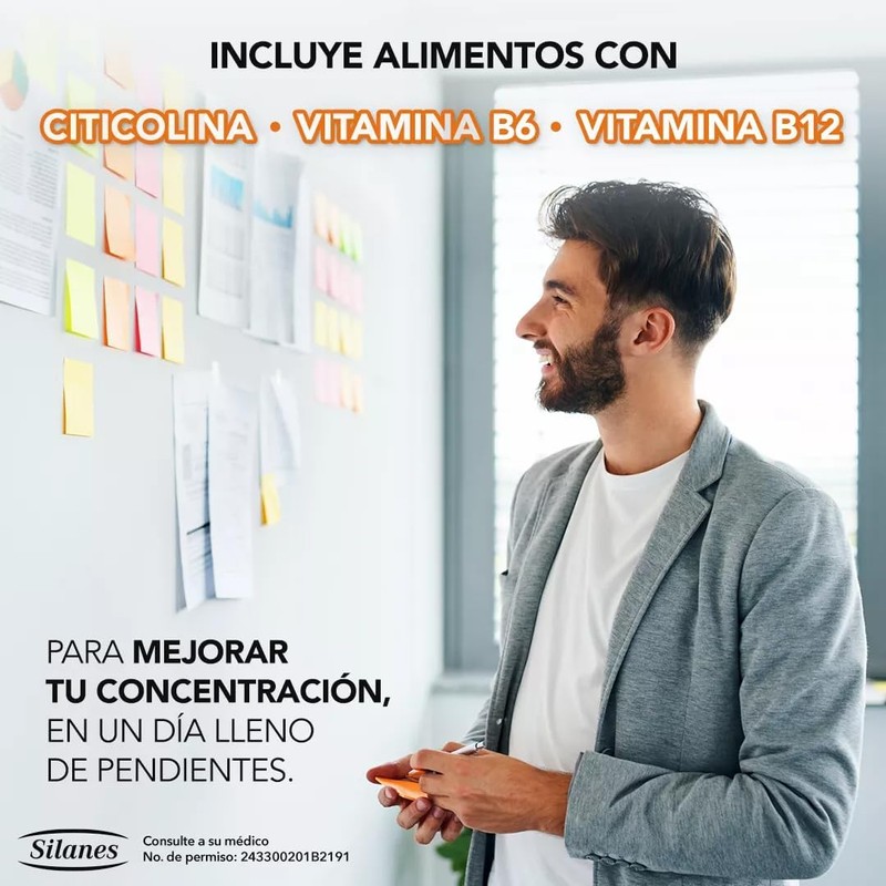STOP&GO Suplemento Alimenticio con Citicolina + Vitamina B6 + Vitamina