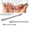 3PCS Flexible Extension Rods Wrench Socket Universal Connecting Rod for