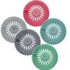 Inmorven Bathroom Sink Drain Strainers - 5 Pack Silicone Hair