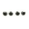 Switchcraft B3M XLR Round Male Panel Mt Connector, Set of