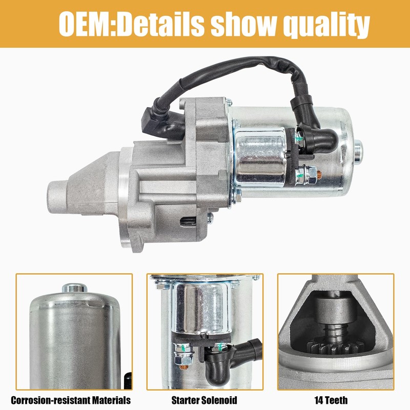 Starter Motor Fits Predator 420CC 13HP, Honda GX390 GX340,Duromax XP16HPE