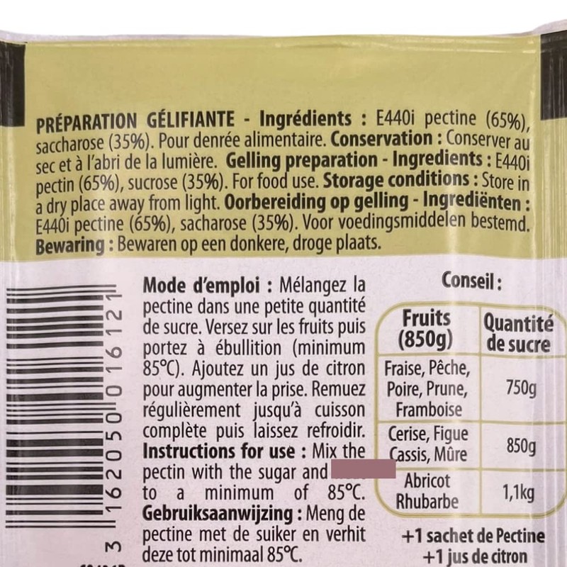 Pectin Powder 5 x 7g sachets