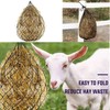 4 Pcs Hay Bags for Horses: 42 inch Long Slow