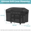 Hiticover Grill Cover for Nexgrill Daytona Model 720-1057 3-Burner Griddle,
