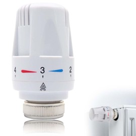 Thermostat Radiators Valve, Thermostatic Head Radiator Thermostat Head M30*1.5,Dn25 Radiator Valve Replacement Head Radiator Valve Thermostat Valve for Home Office