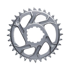 SRAM Unisex's X-Sync 2 Direct Mount 3mm Offset Boost Eagle Chainring, Polar Grey, 32t
