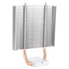 Motherboard Northbridge Heatsink 2 Heat Pipe Chipset Cooling Fan Desktop