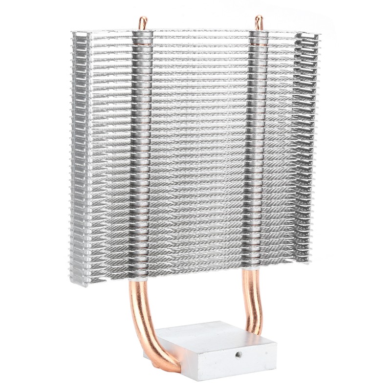 Motherboard Northbridge Heatsink 2 Heat Pipe Chipset Cooling Fan Desktop