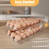 SMRCAD SMRCAD Egg Holder for Fridge, Automatic Steady Rolling Egg