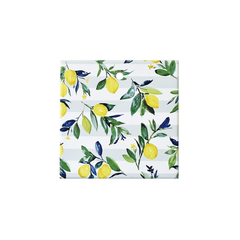 KK Ceramic Trivet, 5.9 x 5.9 inches (15 x 15