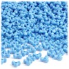 The Crafts Outlet 1,000pc Plastic, Opaque, Tri Beads, 10mm, Multi