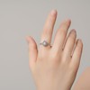Teardrop Urn Rings for Ashes- 925 Sterling Silver Cremation Urn