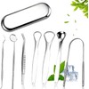 Raspador de Lengua de Acero Inoxidable Kit de 7 Piezas