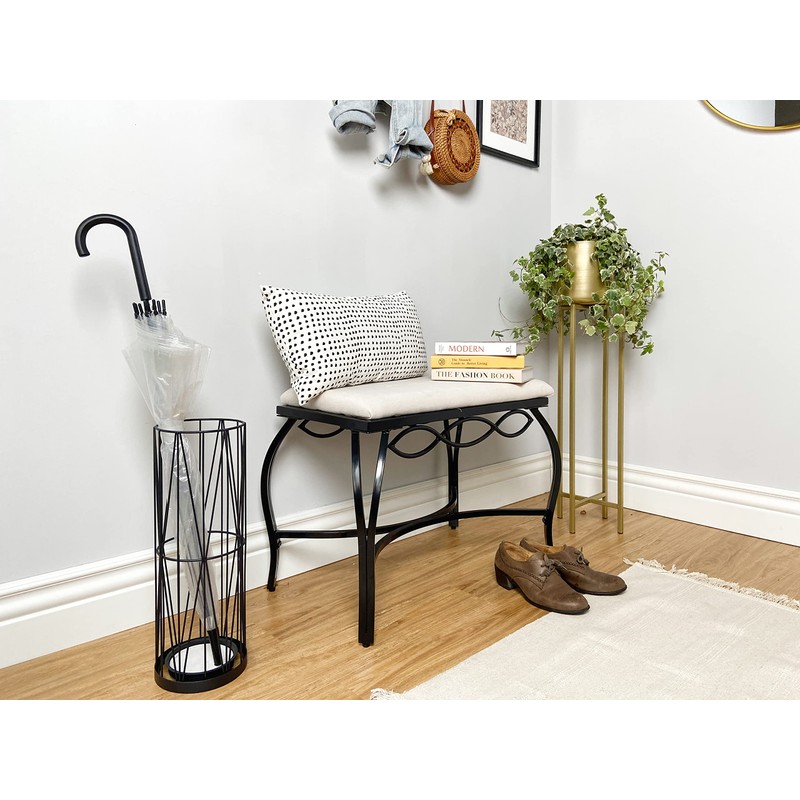 Mango Steam Pluvian Soakstone Umbrella Holder (Regular, Black)