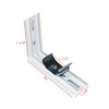 L Bracket 4pcs Vertical Blind Bracket Clips for Vertical Blinds