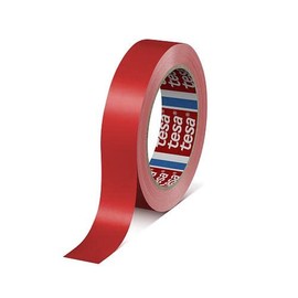 tesa PVC Packaging Tape (4104): 1/2 in. x 72 yds. (Red)